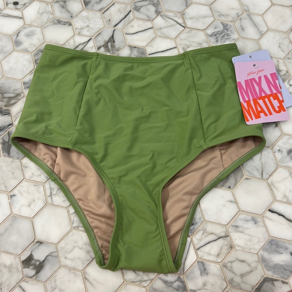 New with tags kortni jeane cut high swim bottoms